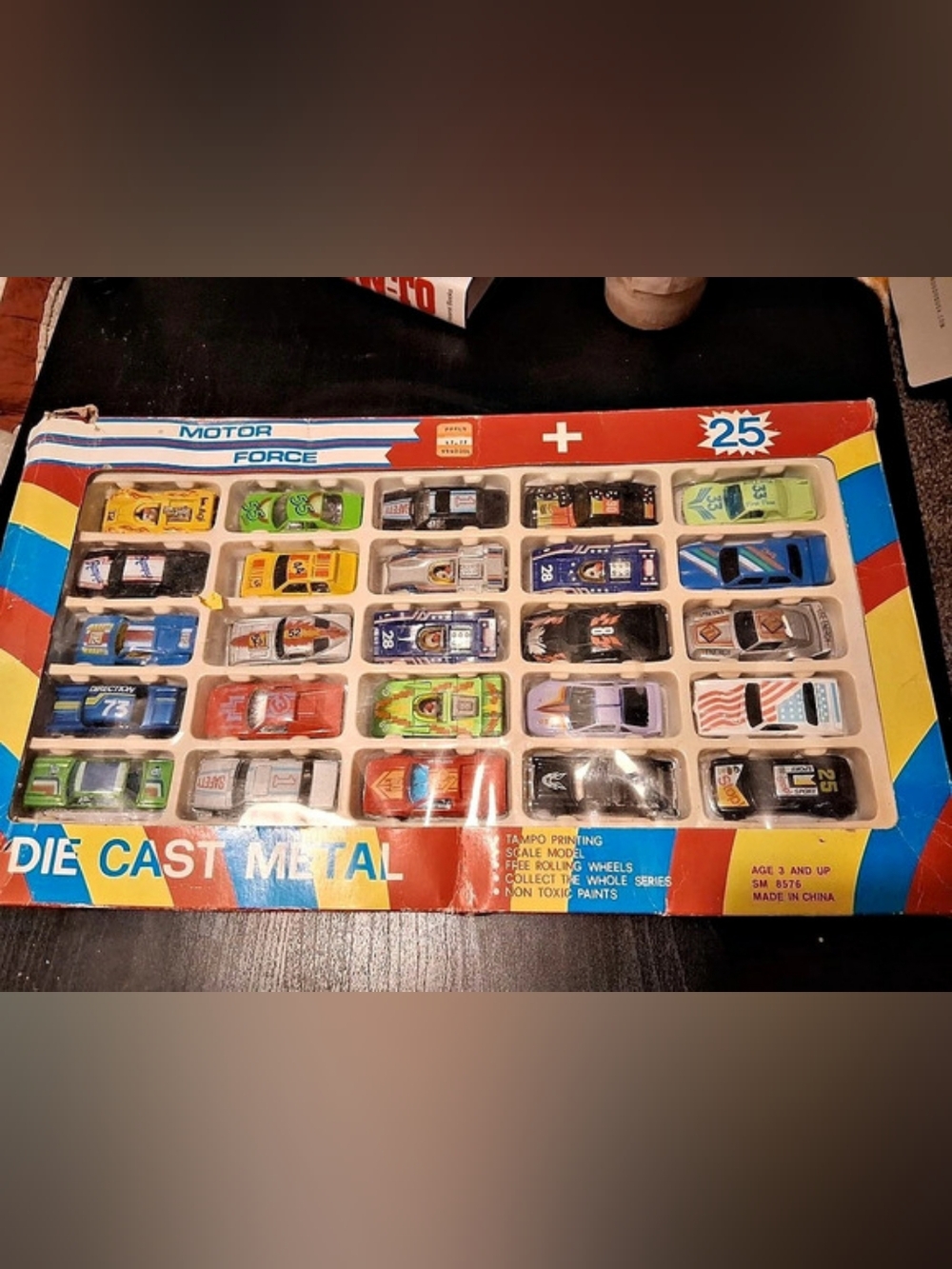 Motor Force Die Cast Metal 25-Piece Toy Car Set